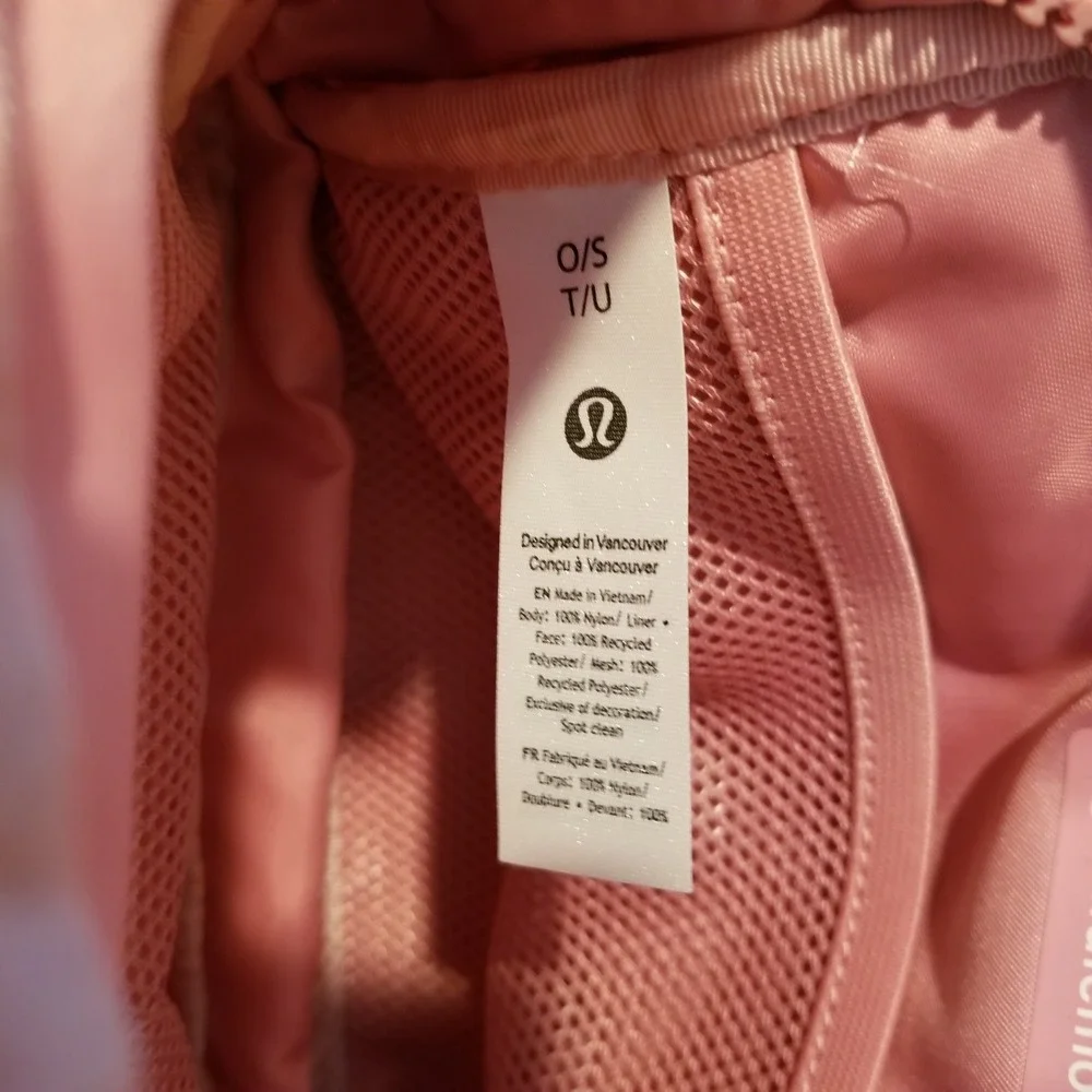 lululemon Everywhere Belt Bag Large Women O/S Pink‎ 2L Water Repellent LU9B11S